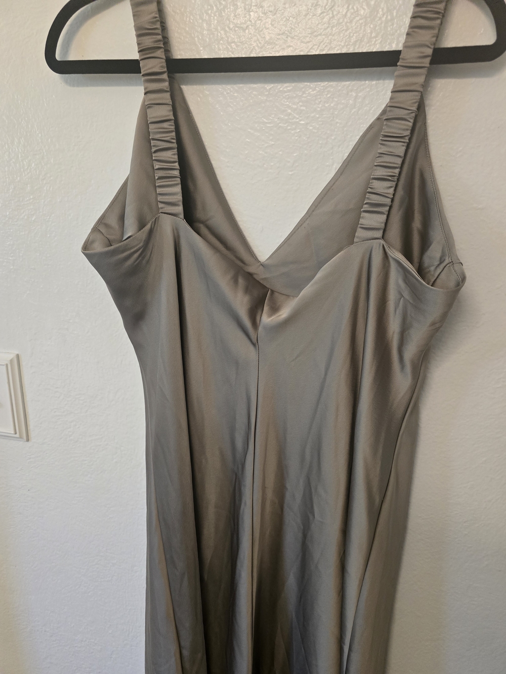 a new day Taupe V-Neck Maxi Slip Dress - Picture 3 of 6